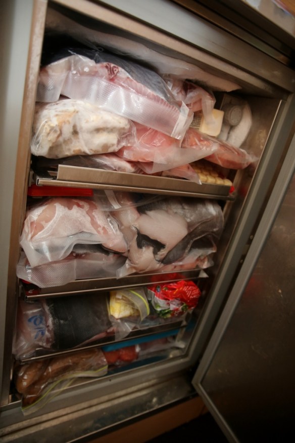 Full freezer.