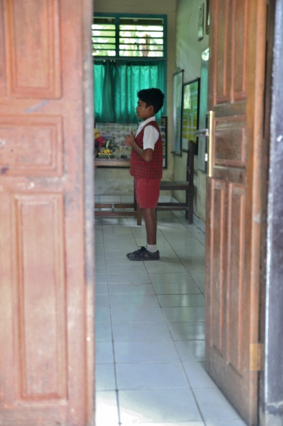 Leading the end of day prayer